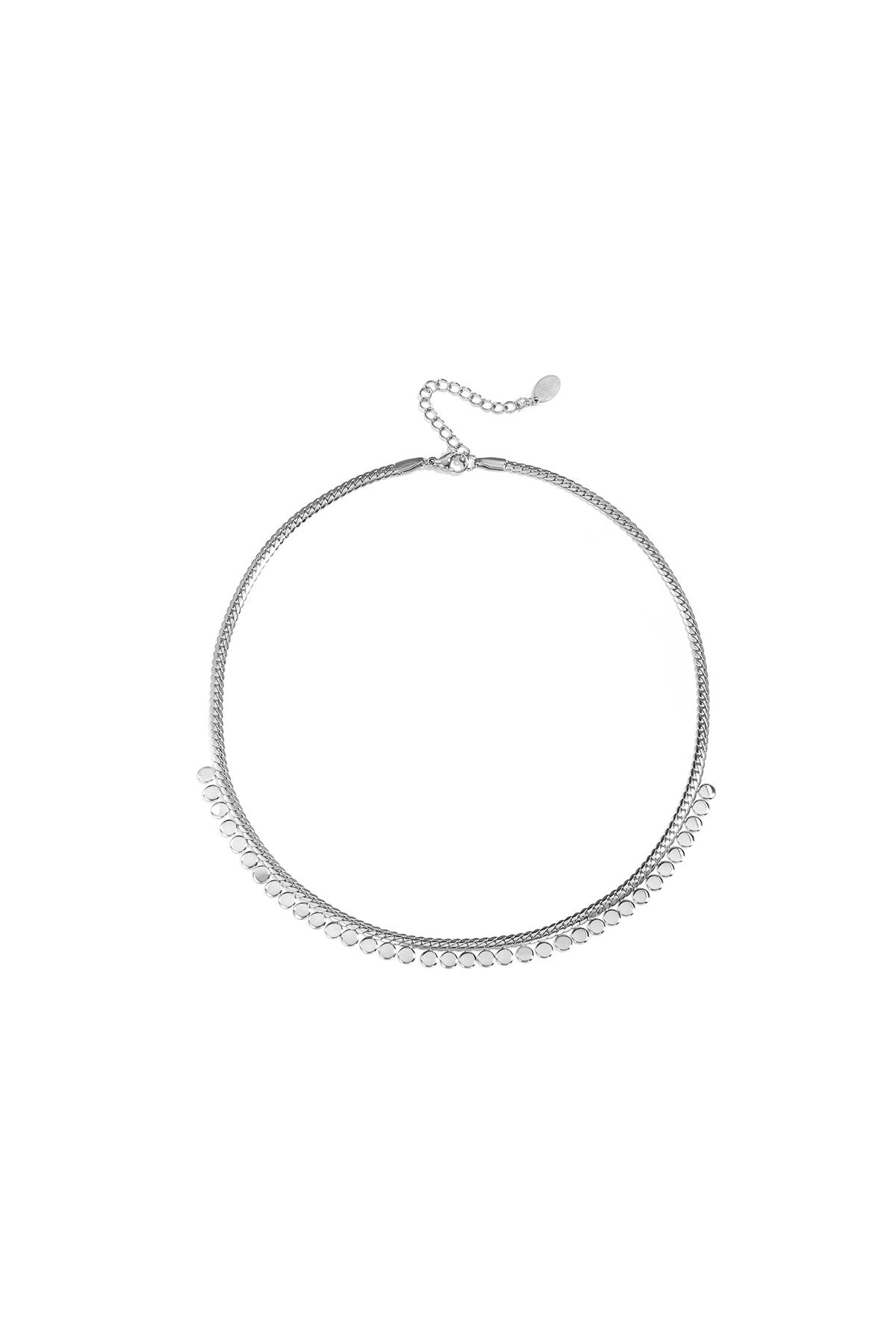 Stylish Polka Dot Chain Necklace for Everyday Elegance