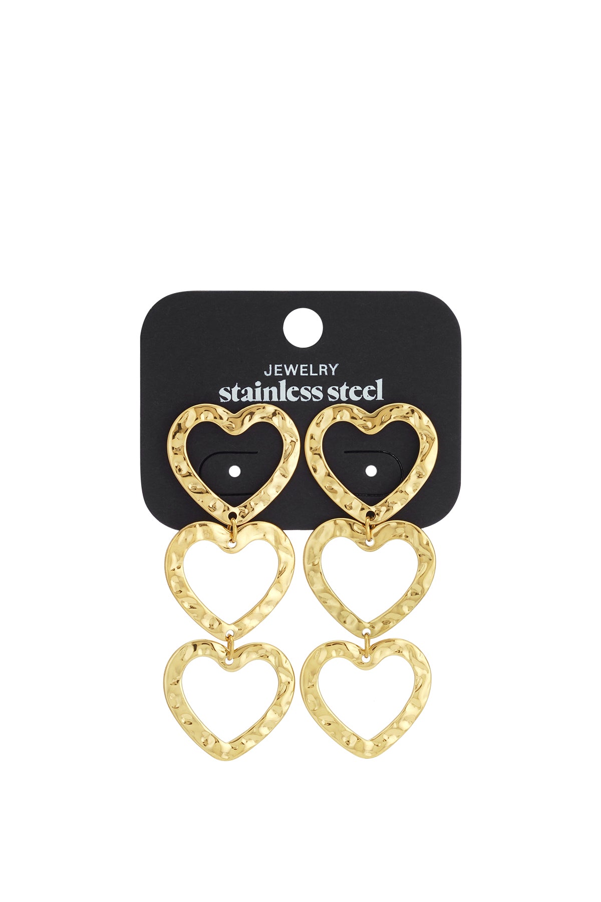 Stainless Steel Dangle Earrings Heart Casual Daily Simple Series Women's jewelry