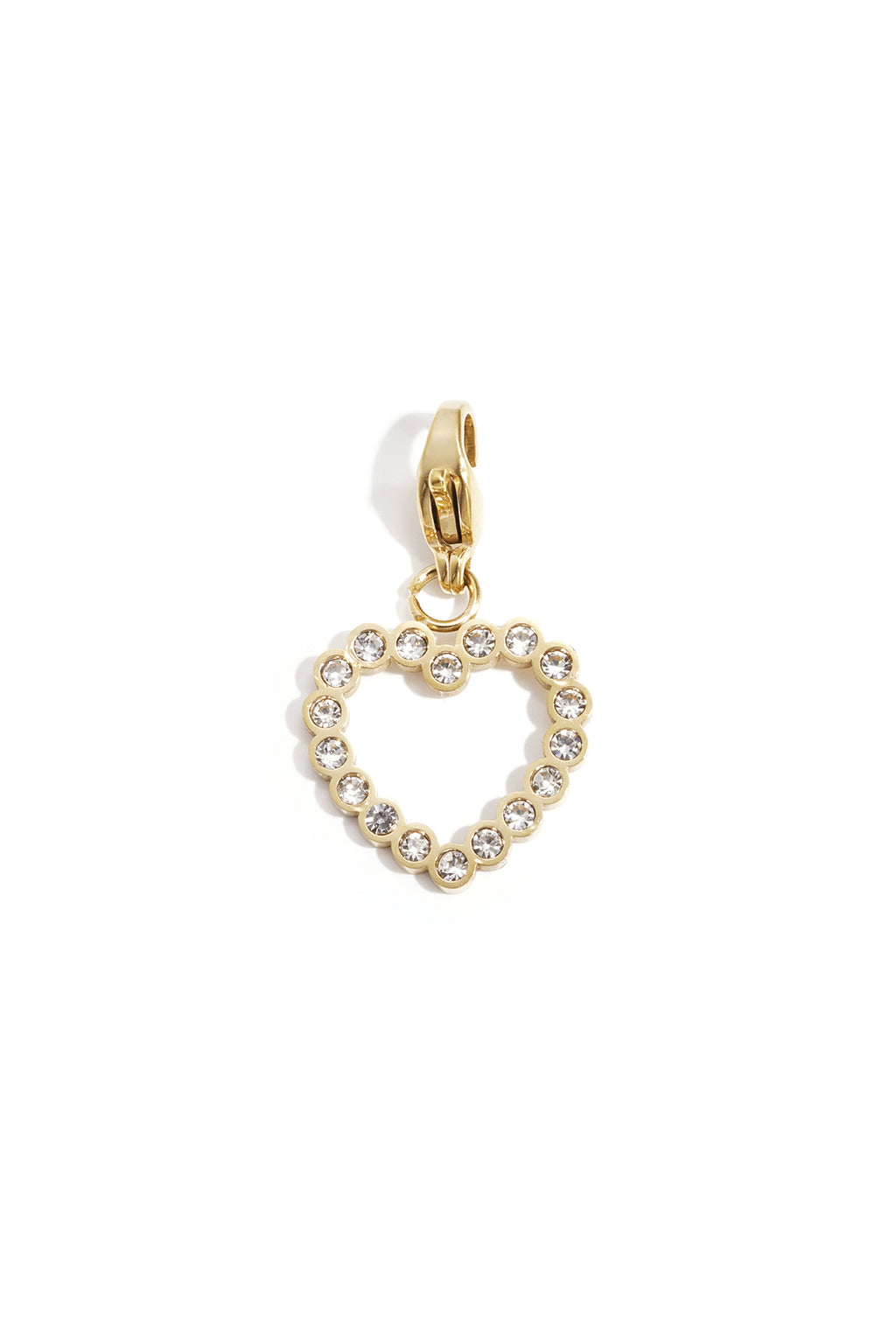 Jewelry charm inlaid empty heart DIY