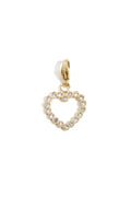 Jewelry charm inlaid empty heart DIY