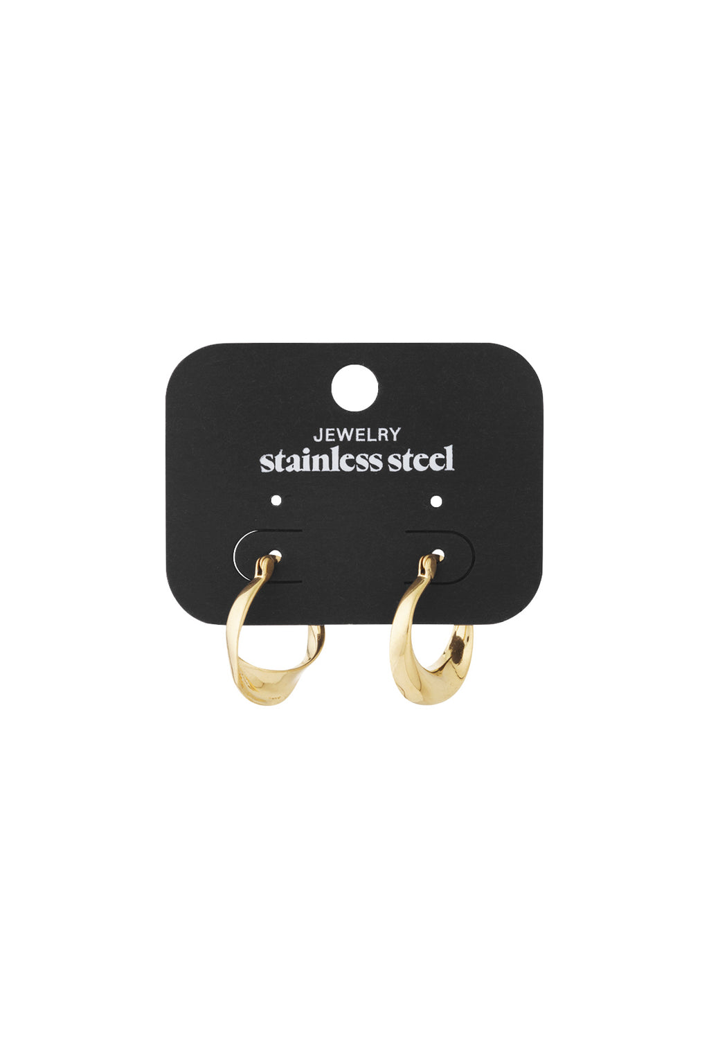 Curve hoop earrings