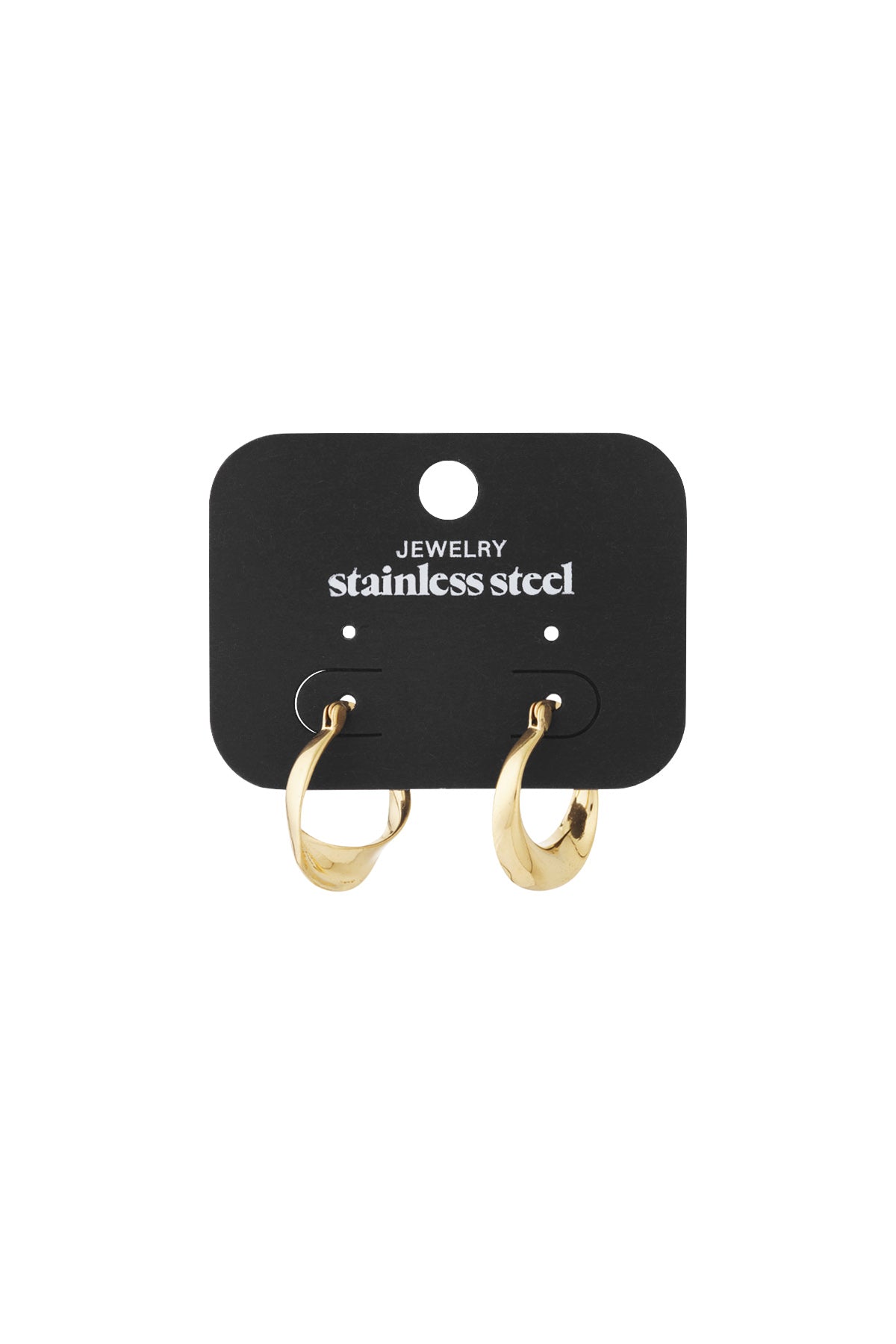Curve hoop earrings