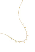 Love necklace with zirconia stones
