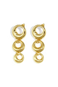 Stainless Steel Dangle Earrings circle Casual Daily Simple Series Women's jewelry