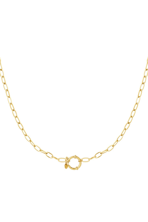 Chain Necklace – Gold-Plated Steel