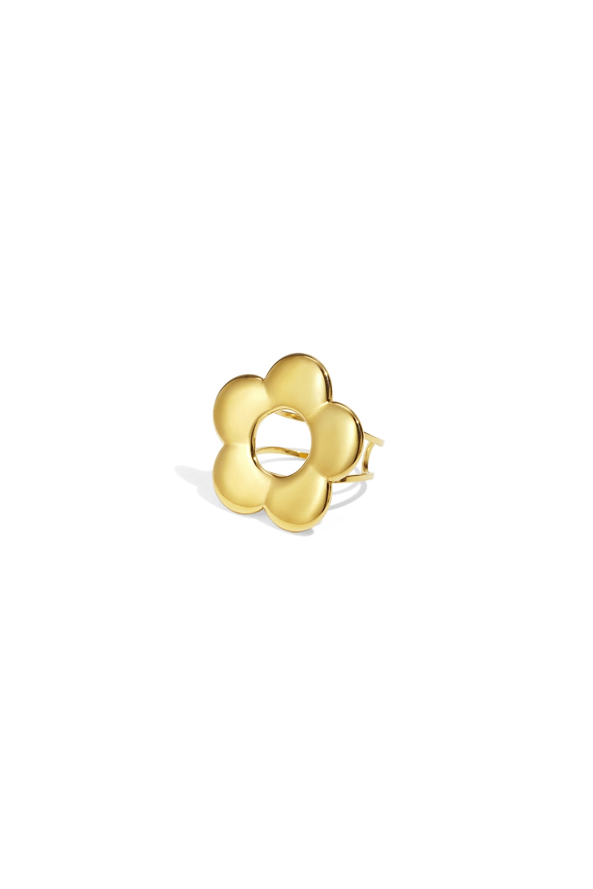 Statement Ring – Gold-Plated Steel