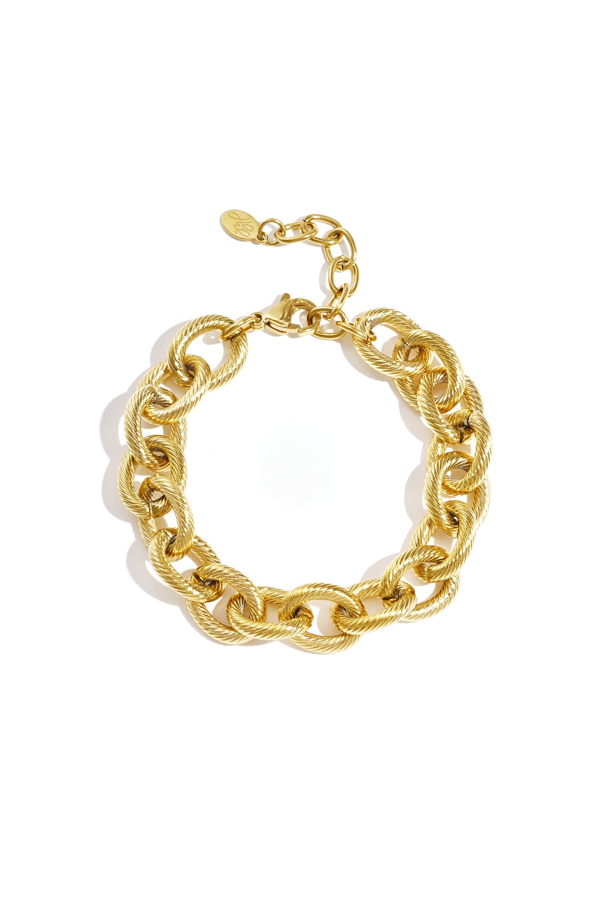 Chain Bracelet – Gold-Plated Steel