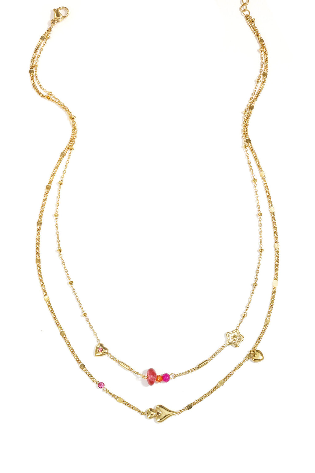 Elegant Gold Layered Necklace for Stylish Women