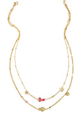 Elegant Gold Layered Necklace for Stylish Women