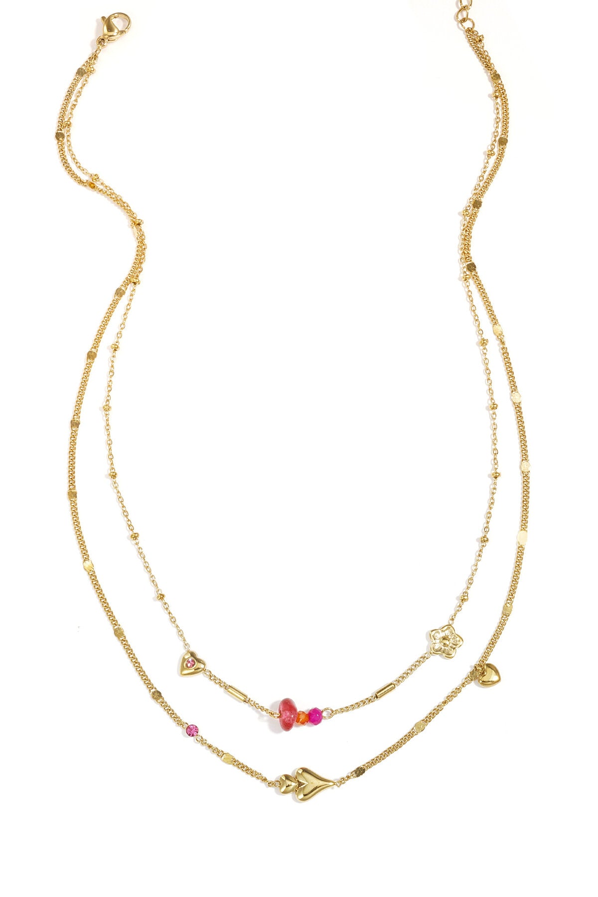 Elegant Gold Layered Necklace for Stylish Women