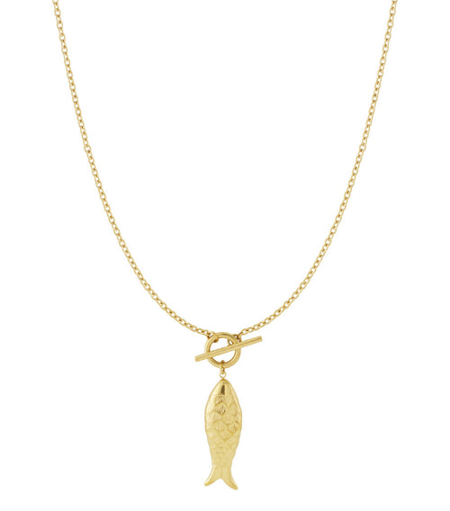 Fish long necklace