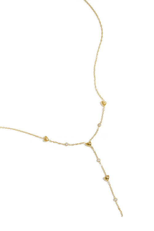 Elegant Heart Rhinestone Necklace for Daily Wear