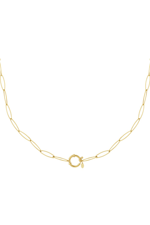 DIY Chain Necklace – Gold-Plated Steel