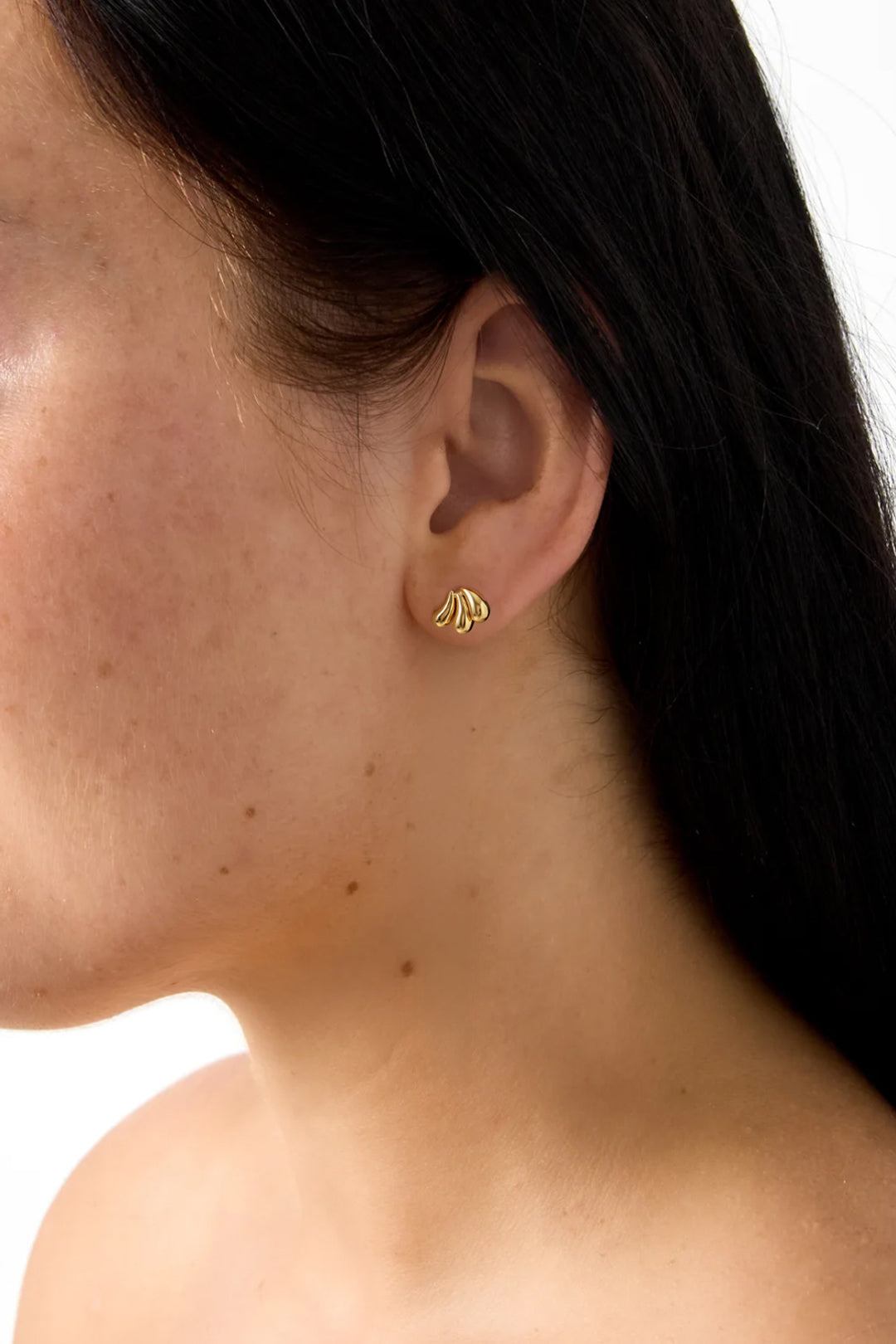 Stainless Steel Stud Earrings Irregular Shape Simple Daily Simple Series Women's jewelry