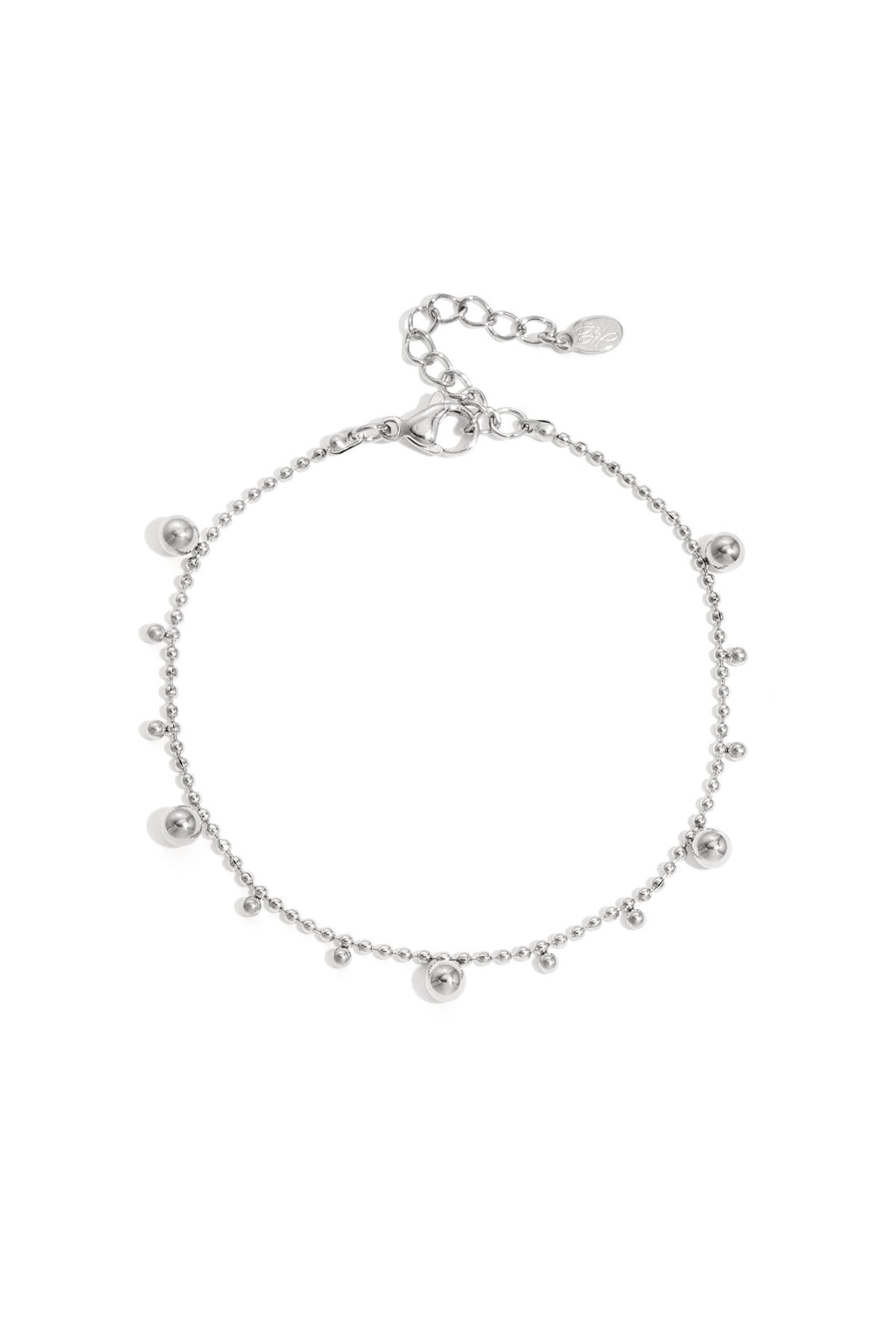 Gliederarmband Alternating Balls aus Edelstahl, Ansicht 3
