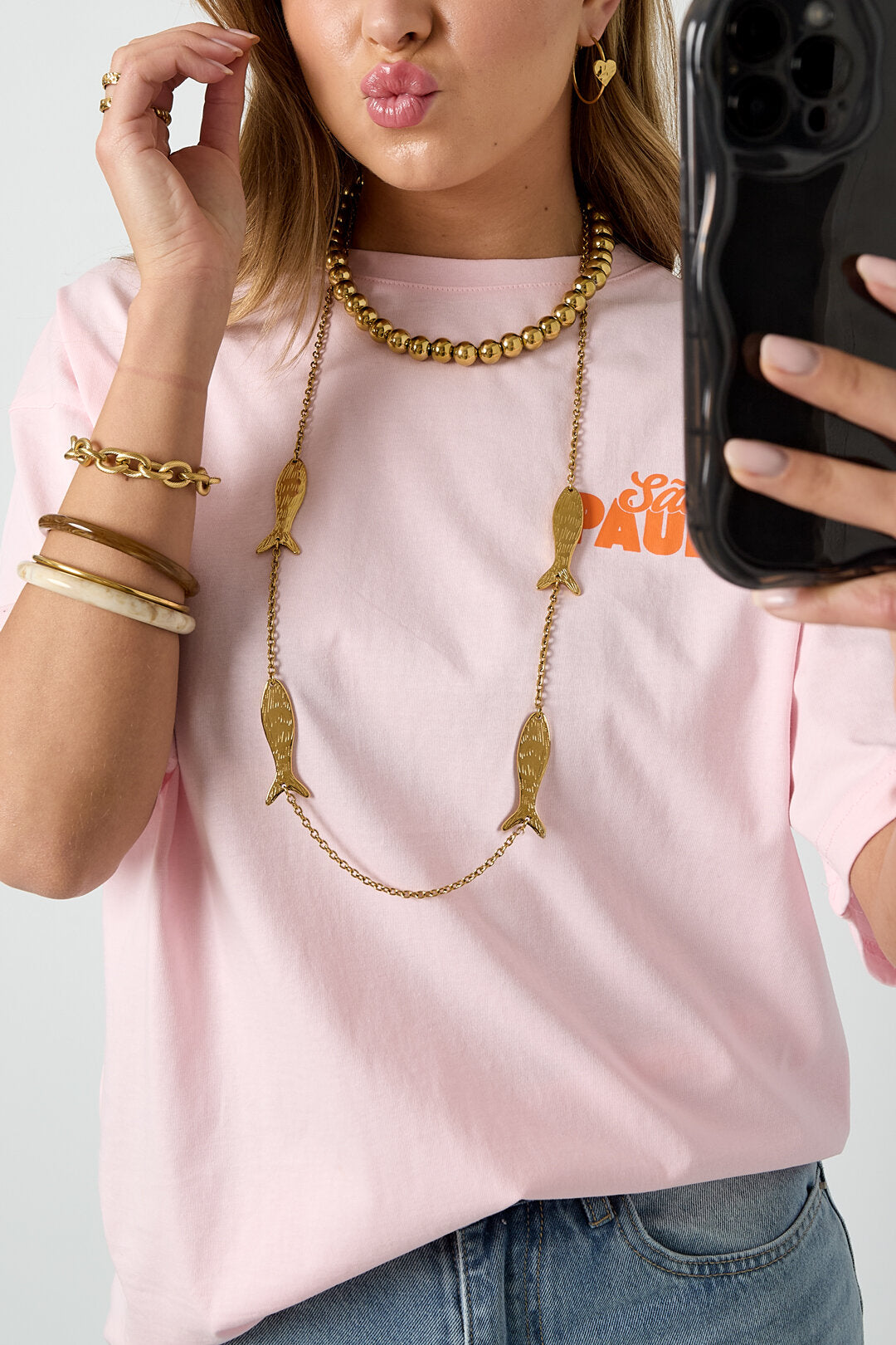 Elegant Gold Long Necklace for Everyday Wear