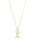 Stainless Steel Long Necklaces Fish Casual Daily Simple Series Women's jewelry