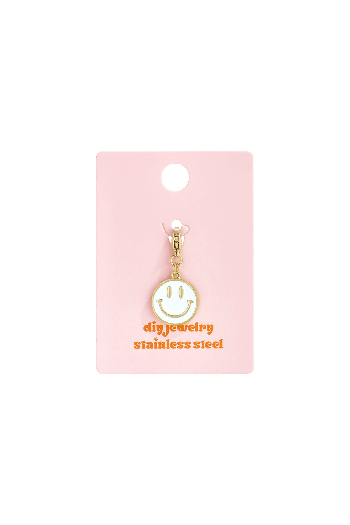 Jewelry charm smiley DIY