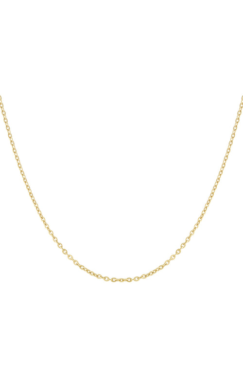 DIY Chain Necklace – Gold-Plated Steel