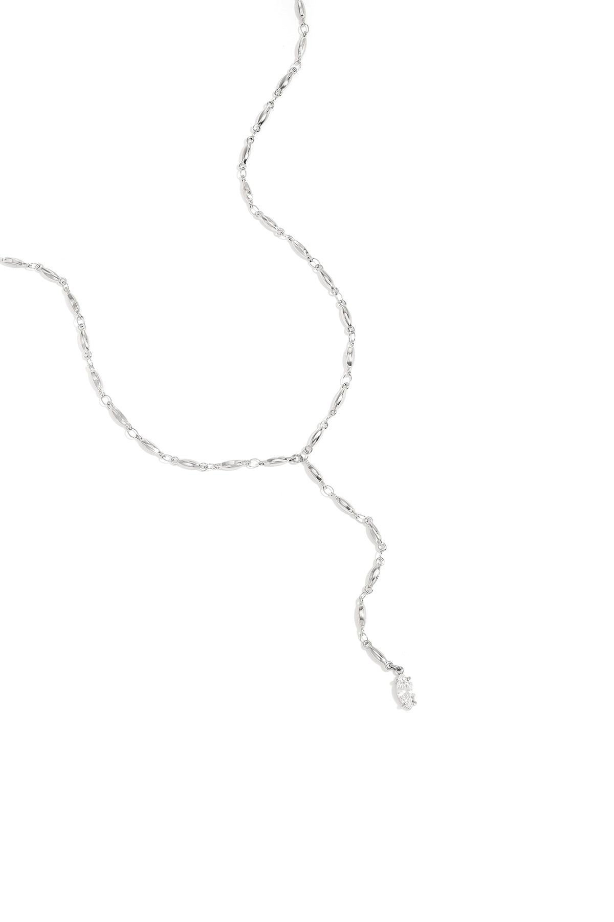 Necklace with hanging Rhinestone