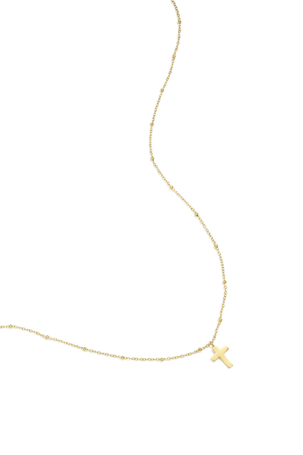Stylish Stainless Steel Cross Pendant Necklace