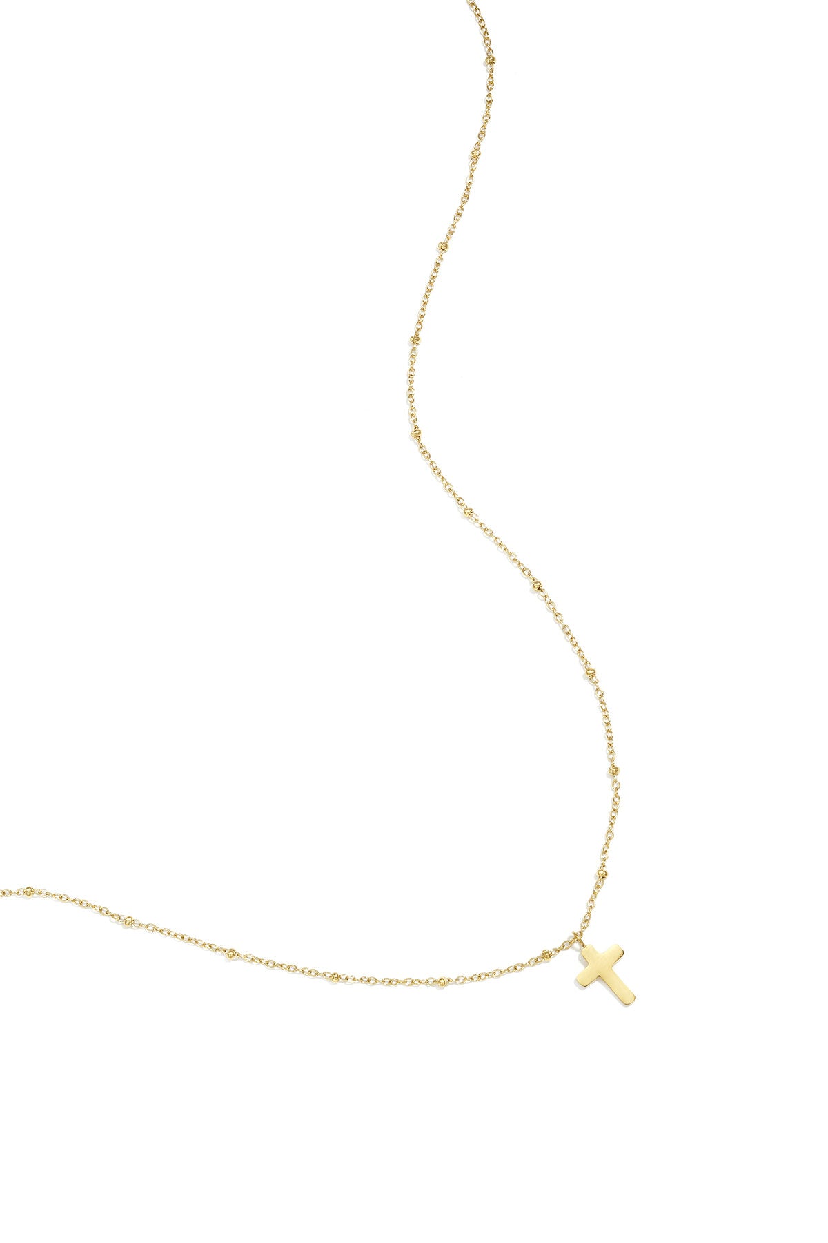 Stylish Stainless Steel Cross Pendant Necklace