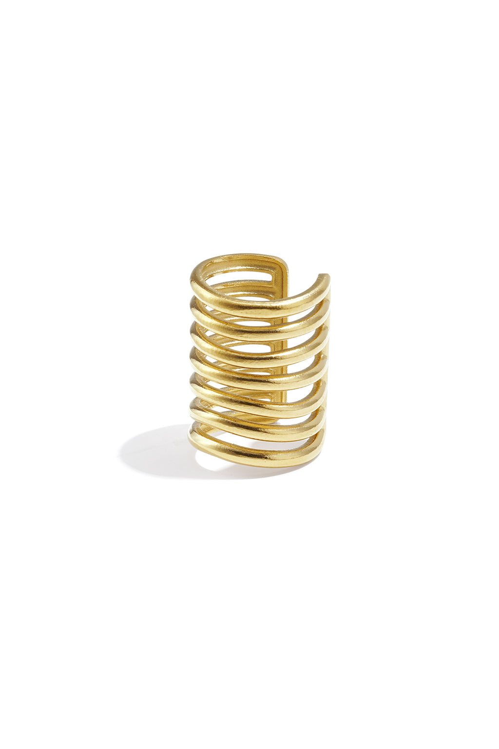 Lines Ear Cuff – Gold-Plated Steel