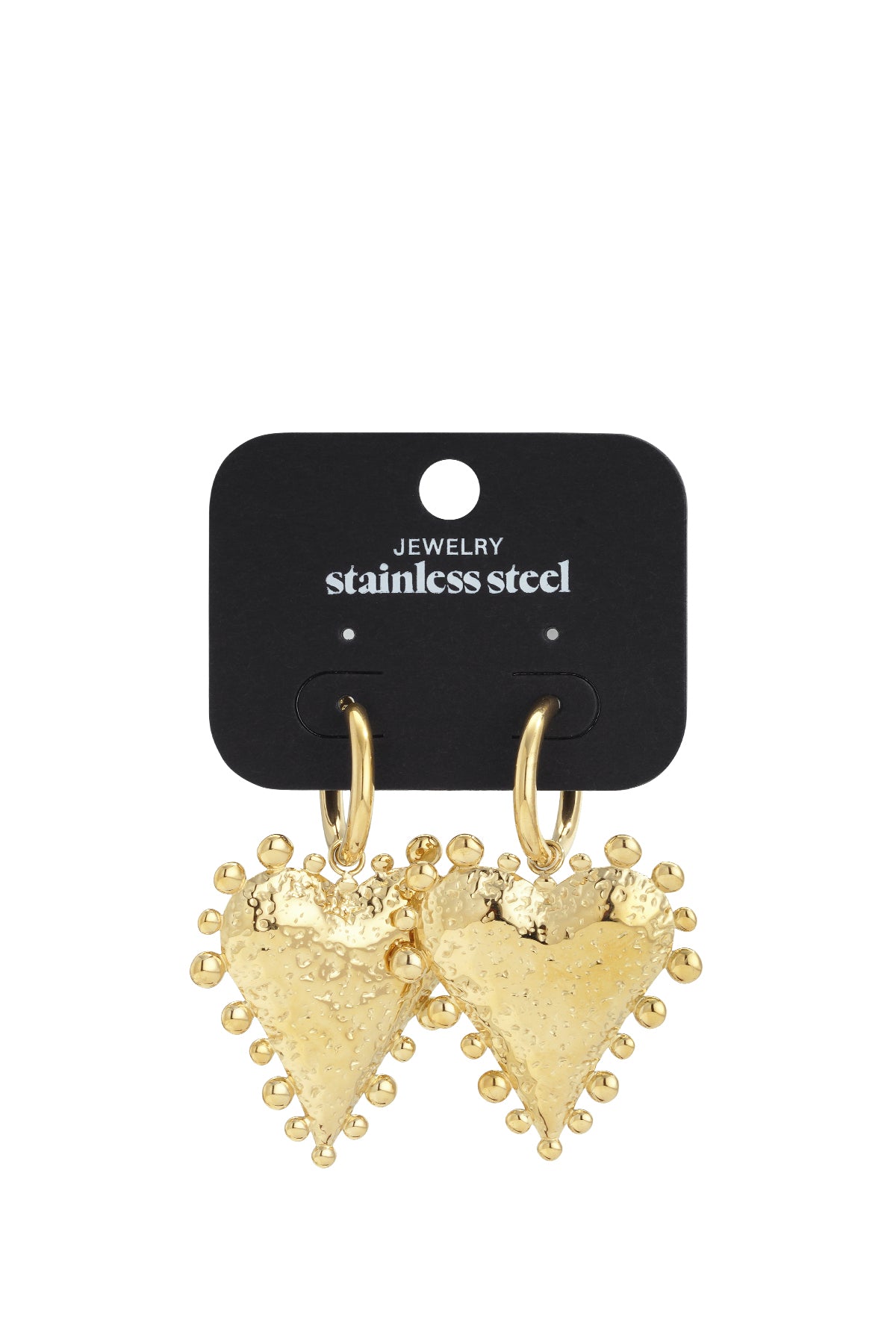 Stainless Steel Drop Earrings Heart Casual Daily Simple Series Women's jewelry