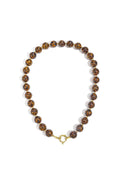 Acrylic Beaded Necklaces Leopard Print Retro Daily Classic Series Women's jewelry-14mm