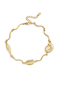 Stainless Steel Anklets Shell Vacation Daily Simple Series Women's jewelry