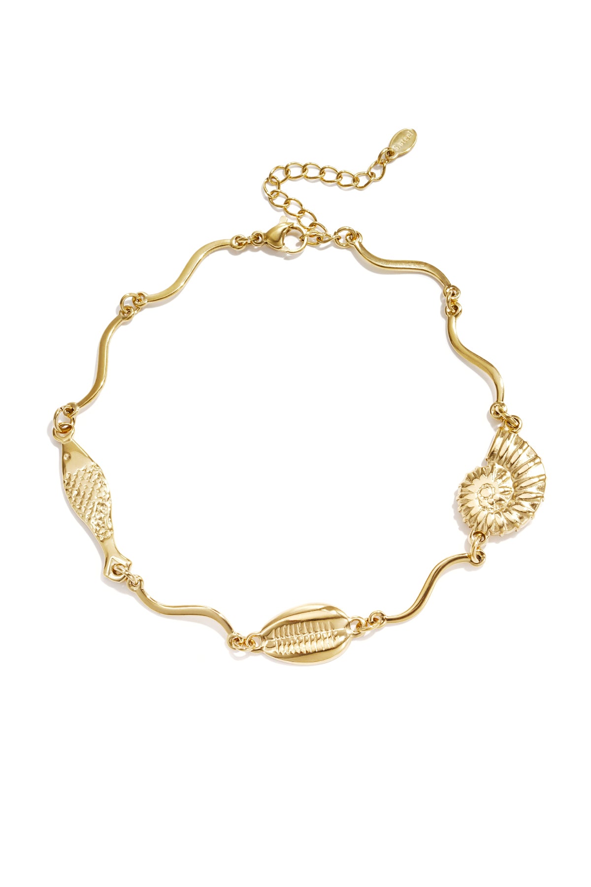 Stainless Steel Anklets Shell Vacation Daily Simple Series Women's jewelry