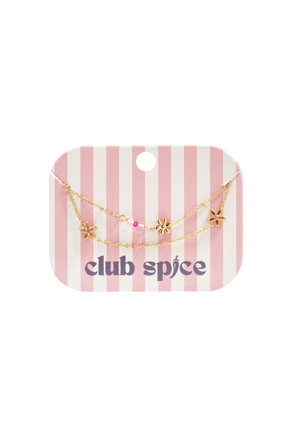 14K Gold Plated Crystal Charm Bracelet for Women