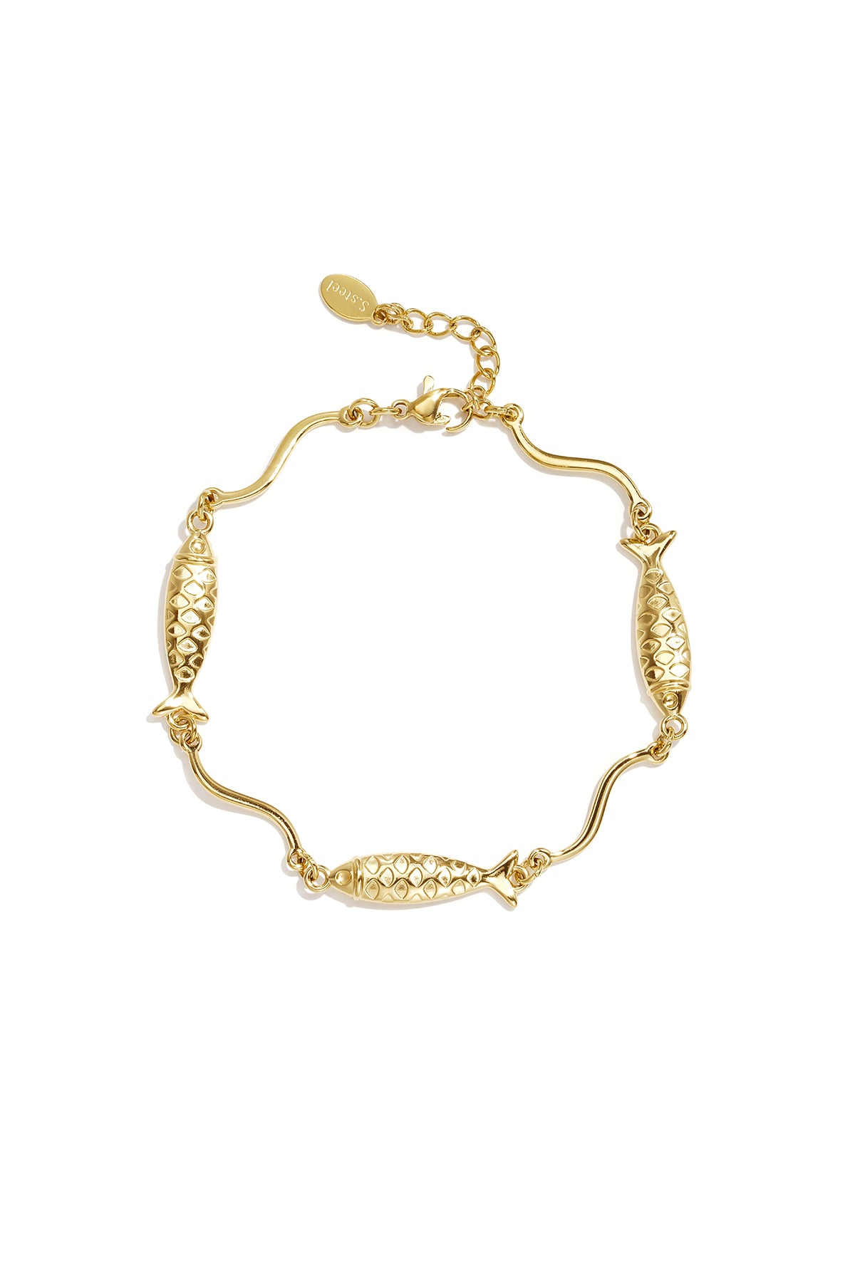 Stainless Steel Chain Bracelets Fish Simple Daily Simple Series Women's jewelry