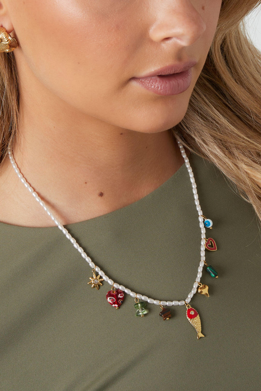 Stainless Steel Beaded Necklaces fish Casual Holiday/Beach Romantic Series Women's jewelry