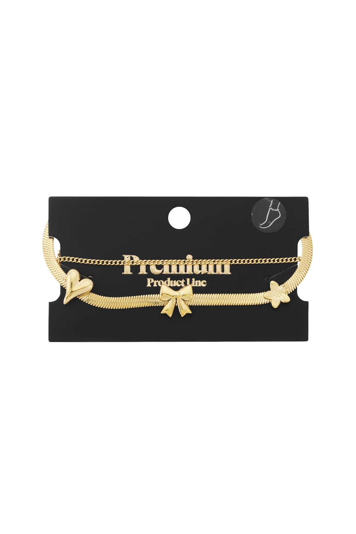 Charming bow Anklet