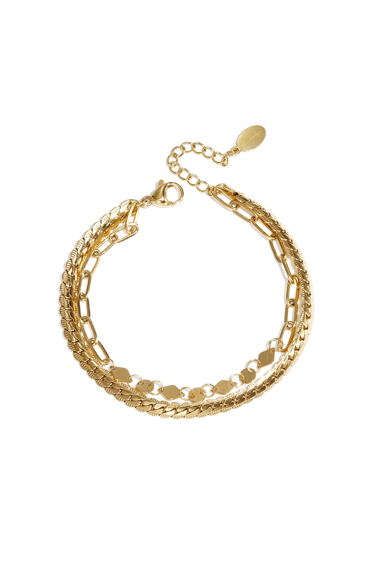 Double-layered bracelet Stainless Steel