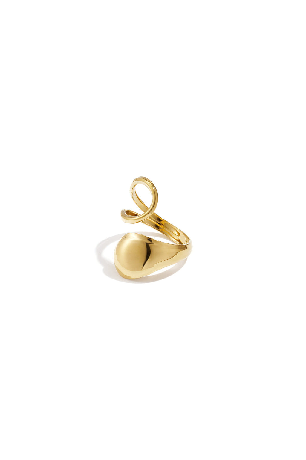 Elegant Gold-Color Adjustable Statement Ring