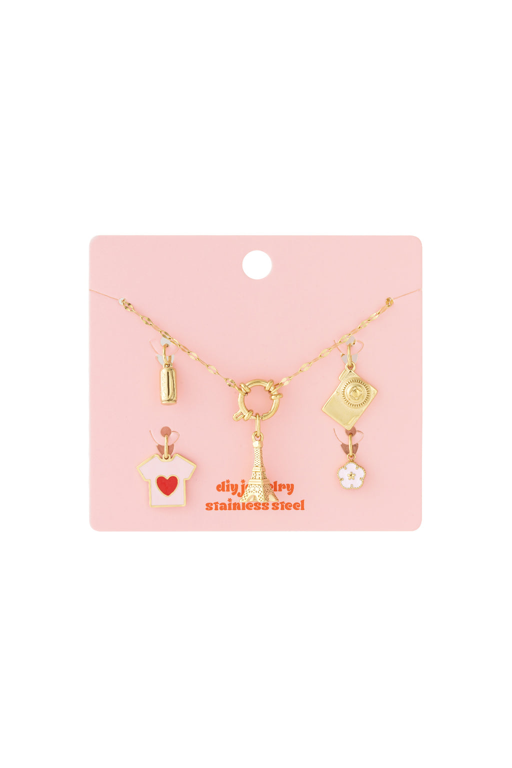 Eiffel Tower DIY necklace