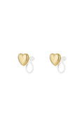 Mini Heart Clip Earrings