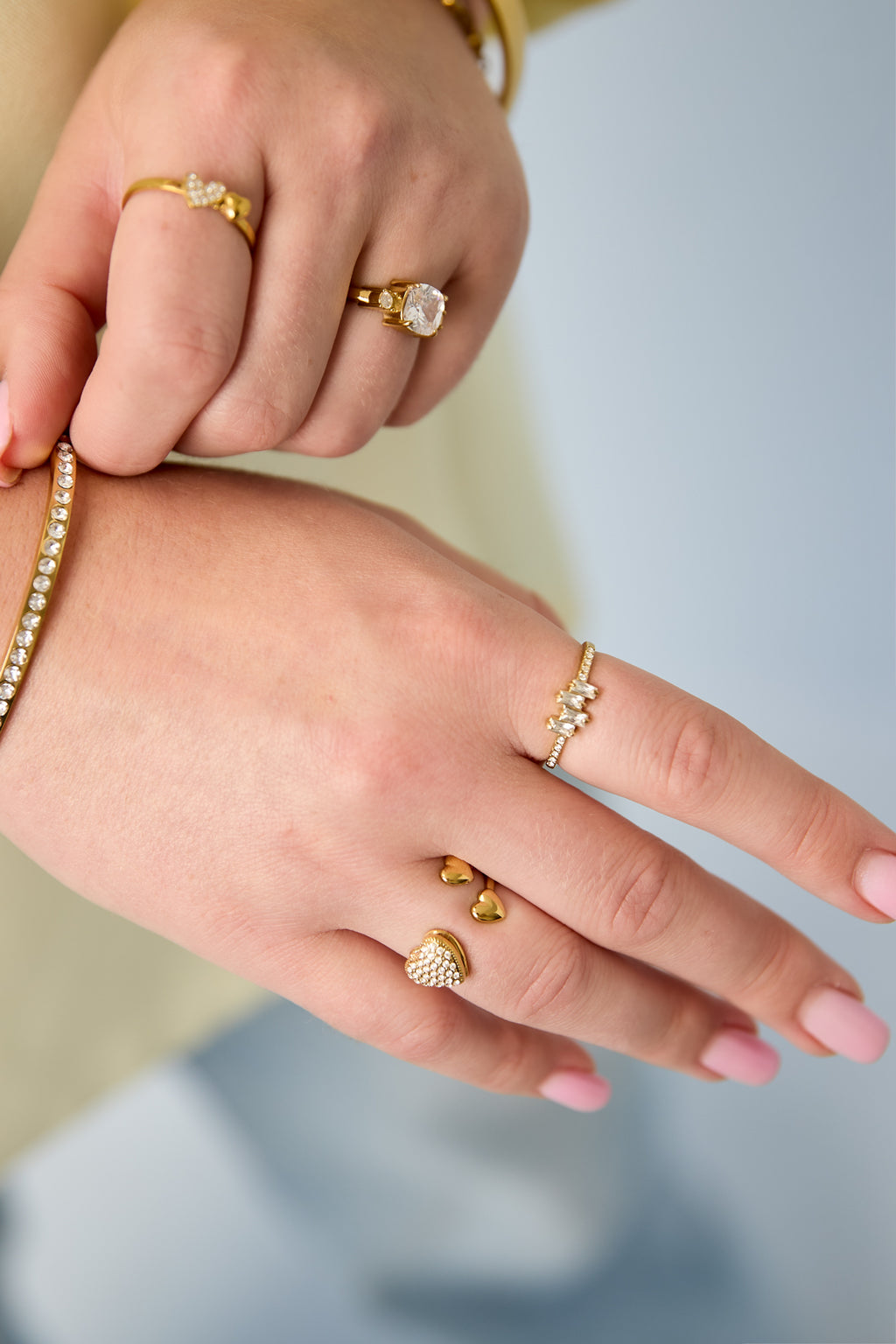 Stainless Steel Minimalist Rings Geometric Shape Simple Daily Simple Series Women's jewelry