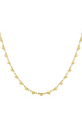 Elegant 14K Gold Plated Heart Long Necklace