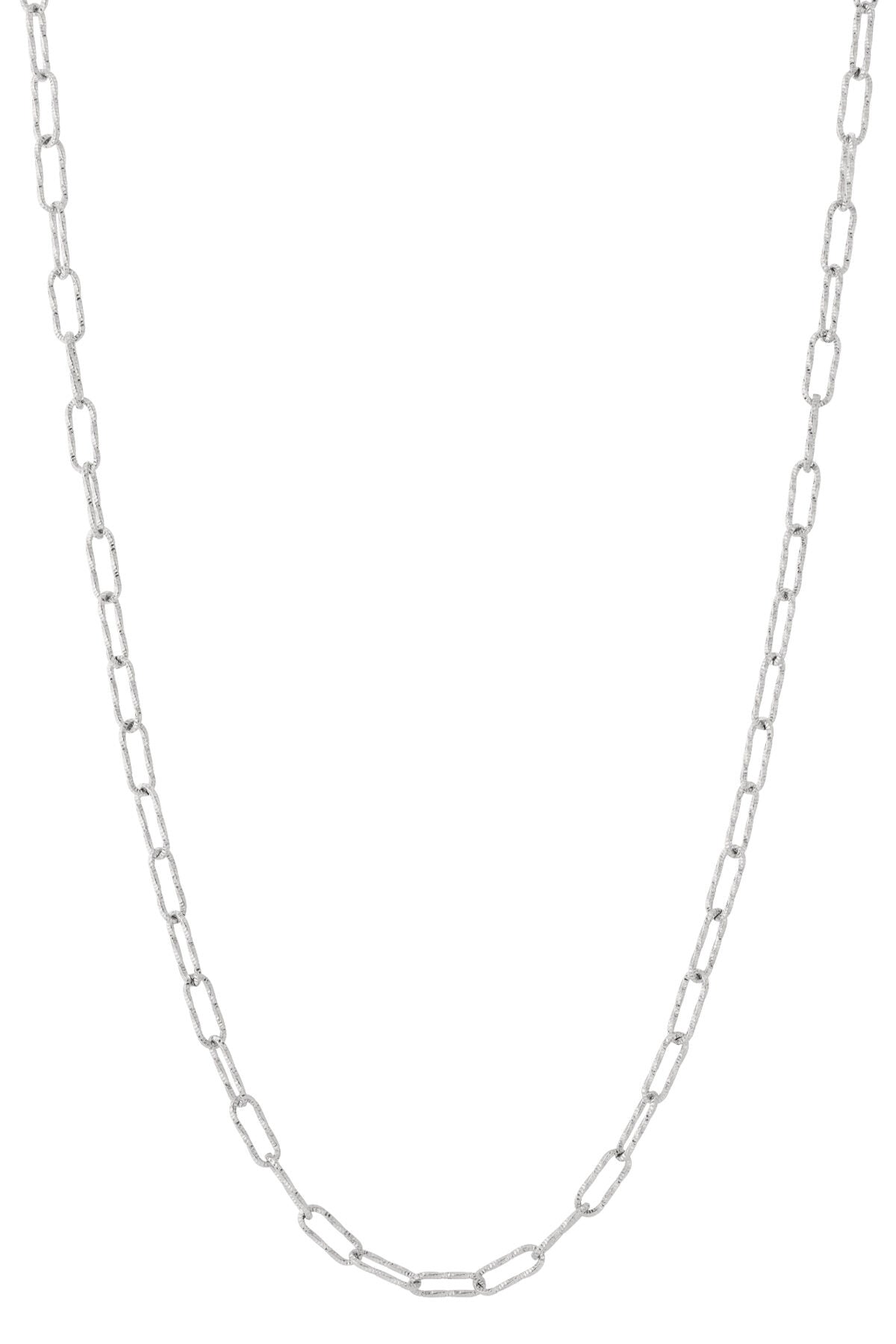 Elegant Long Necklace in Silver & Gold for Everyday Wear
