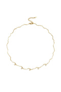 Elegant Stainless Steel Rhinestone Necklace