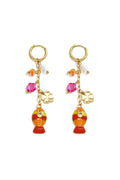 Stainless Steel Dangle Earrings Fish Vacation Daily Romantic Series Women's jewelry