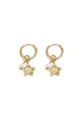pearl blossom earrings